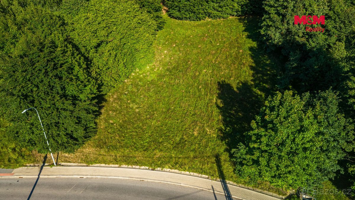 Prodej pozemku k bydlení 1950 m2, v Oldřichově v Hájích