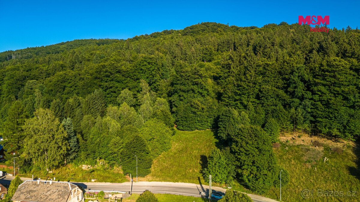 Prodej pozemku k bydlení 1950 m2, v Oldřichově v Hájích