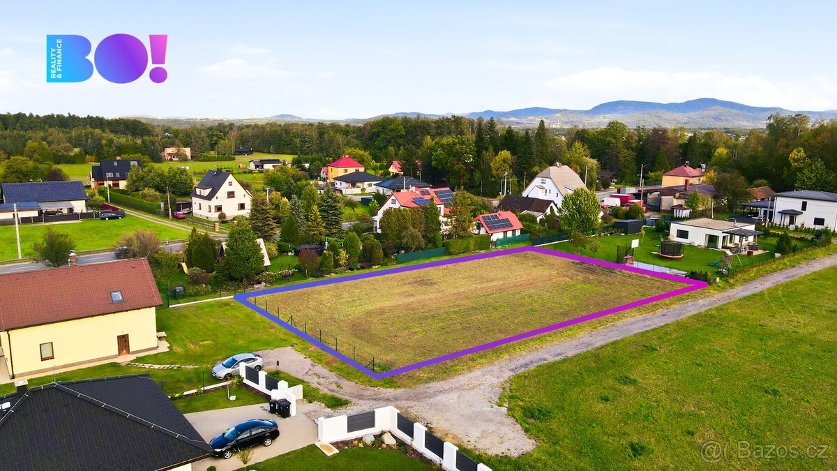 Prodej stavebního pozemku 1668 m², Ropice
