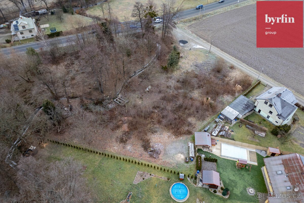 Prodej stavebního pozemku 3340m² Opava Komárov