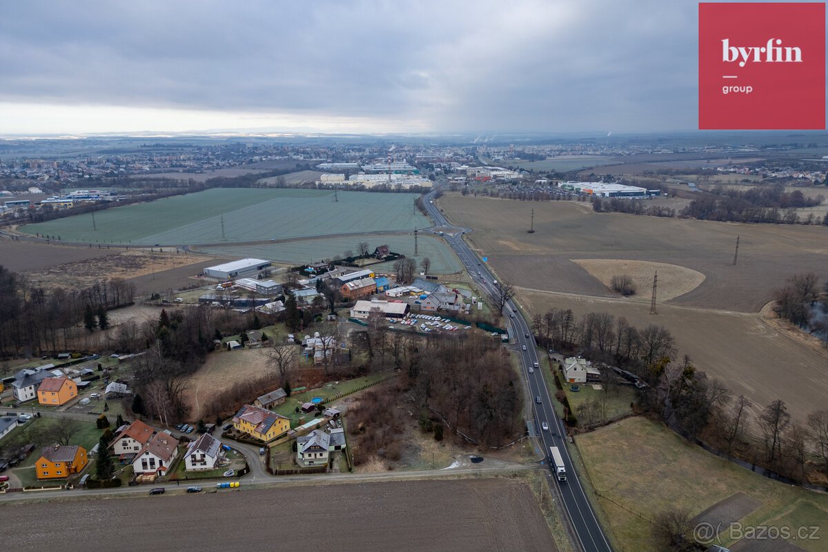 Prodej stavebního pozemku 3340m² Opava Komárov