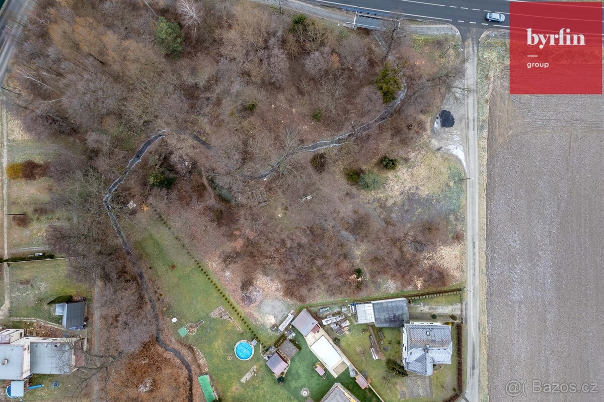 Prodej stavebního pozemku 3340m² Opava Komárov