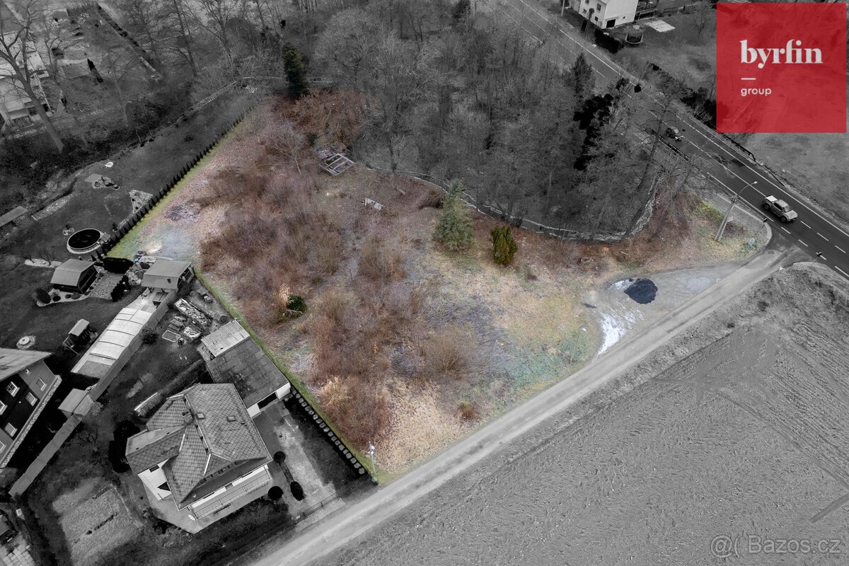 Prodej stavebního pozemku 3340m² Opava Komárov
