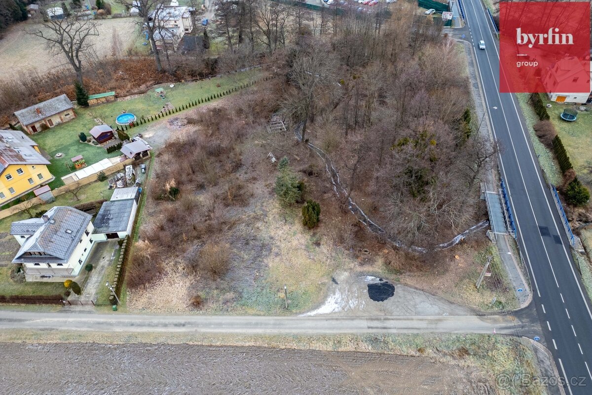 Prodej stavebního pozemku 3340m² Opava Komárov