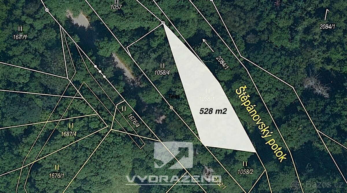 Pozemek (528 m2) - Soutice, Benešov