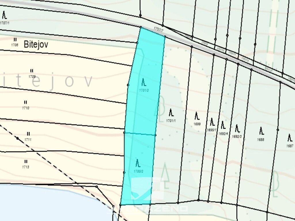 Pozemky (1.726 m2) - Chrášťany, České Budějovice