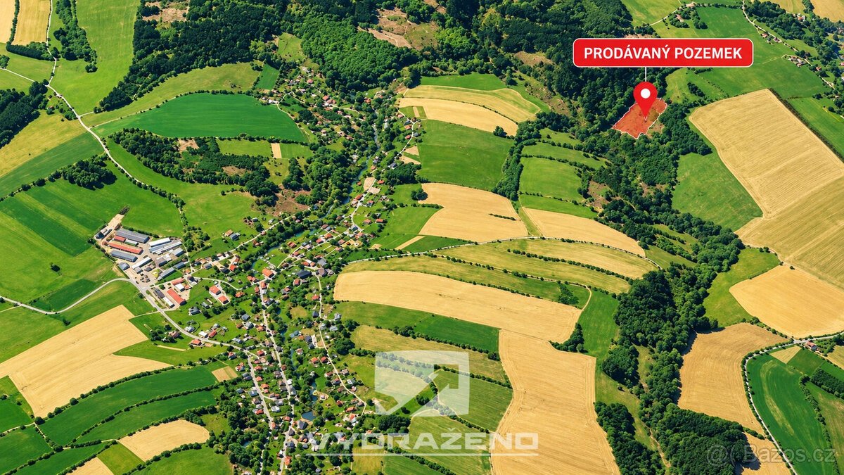 Pozemek (2.448 m2) - Příkrý, Semily