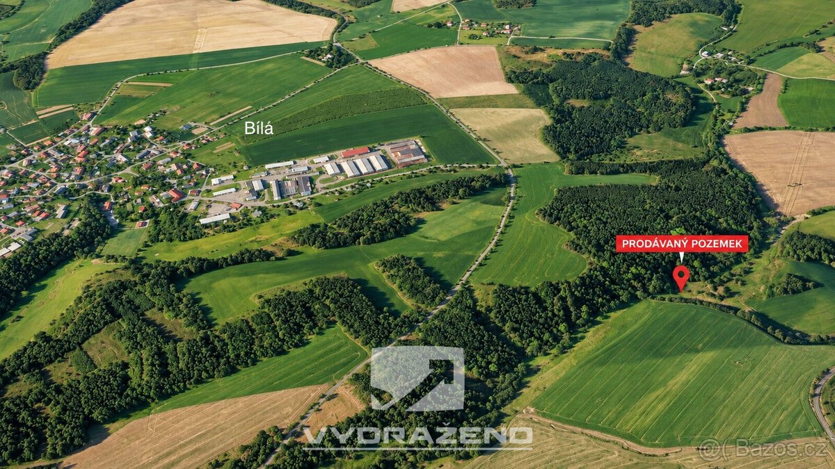 Pozemek (3.277 m2) - Bílá, Liberec