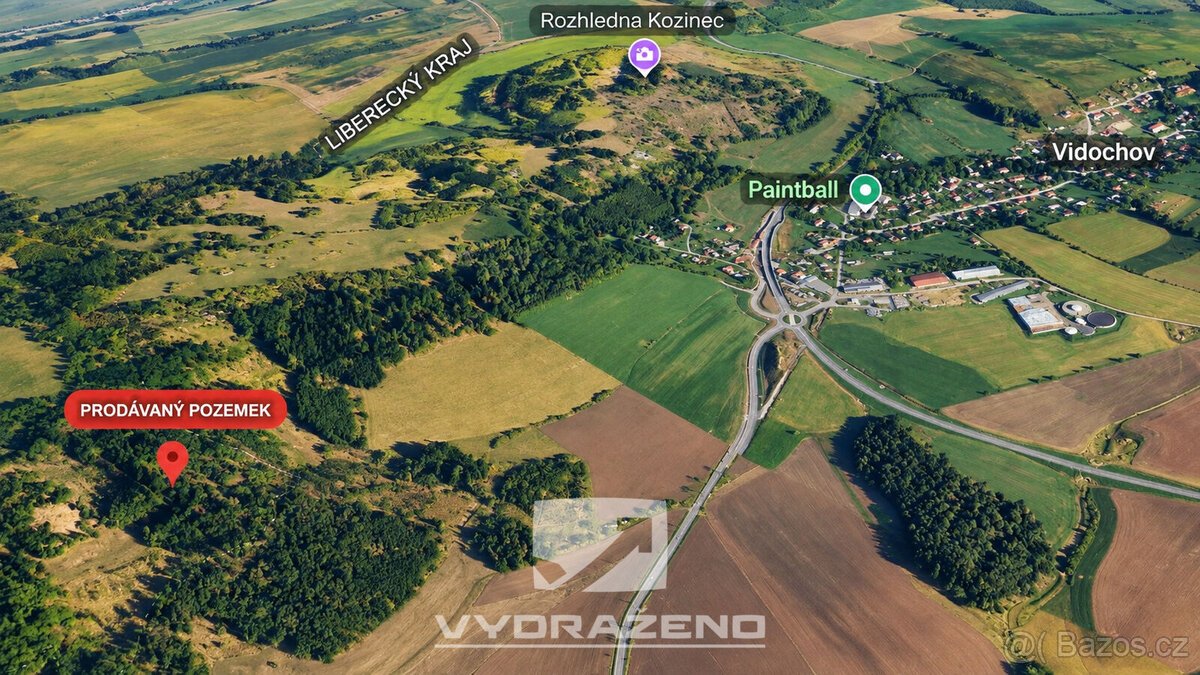 Pozemek (3946 m2) - Levínská Olešnice, Semily
