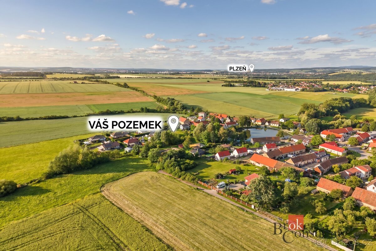 Prodej, pozemky/bydlení, 1358 m2, Útušice , Plzeň-jih [ID 87