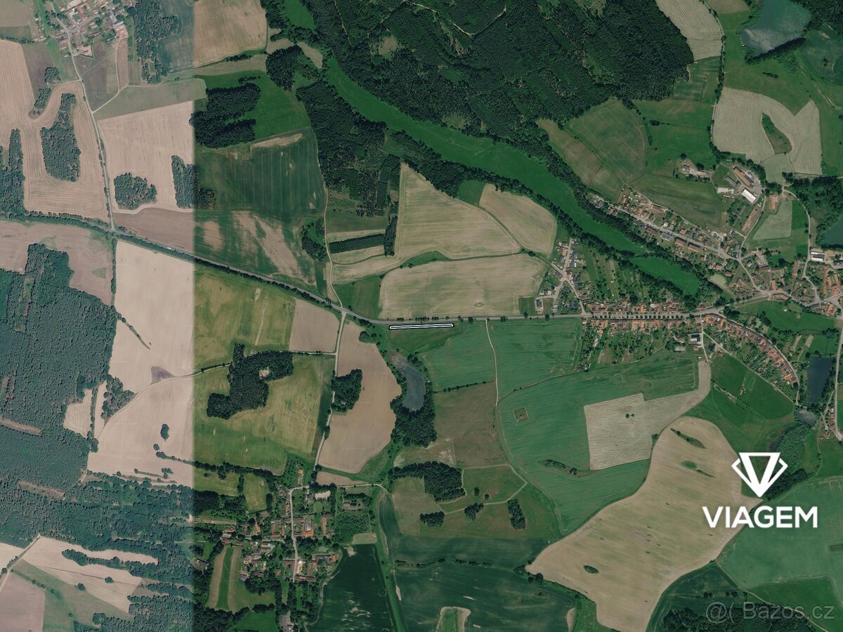 Pole 1 288 m², Podíl 50 % o výměře 644 m²