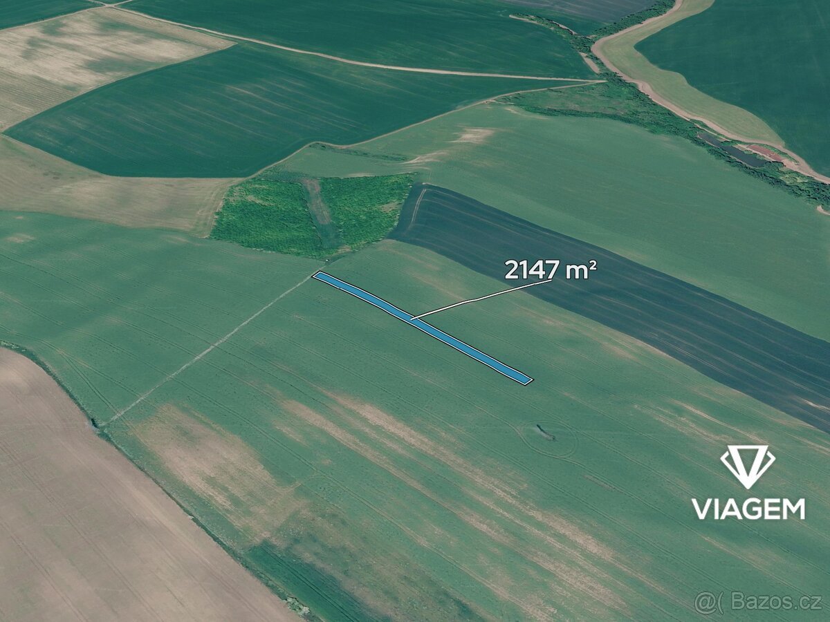 Pole 2 147 m², Podíl 50 % o výměře 1 074 m²