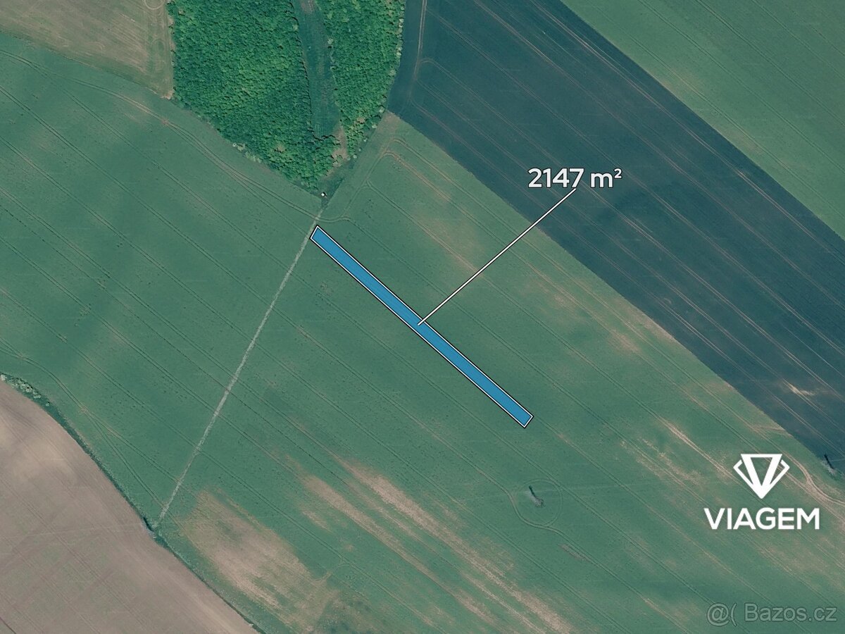 Pole 2 147 m², Podíl 50 % o výměře 1 074 m²