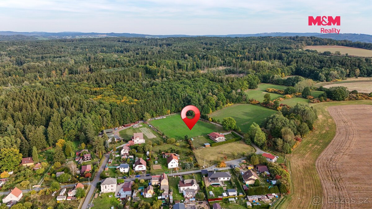 Prodej pozemku k bydlení, 804 m², Spálené Poříčí