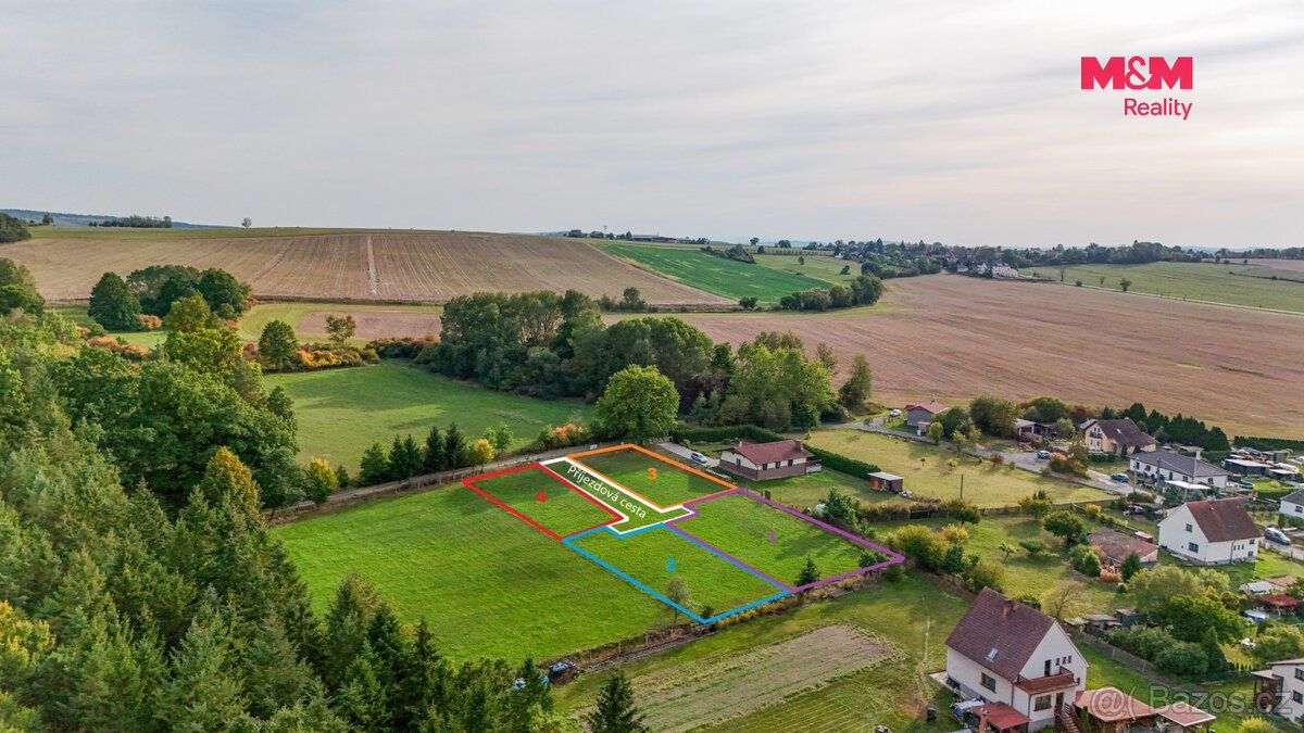 Prodej pozemku k bydlení, 855 m², Spálené Poříčí