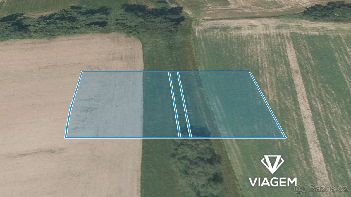 Pole 2 973 m², Podíl 25 % o výměře 743 m²