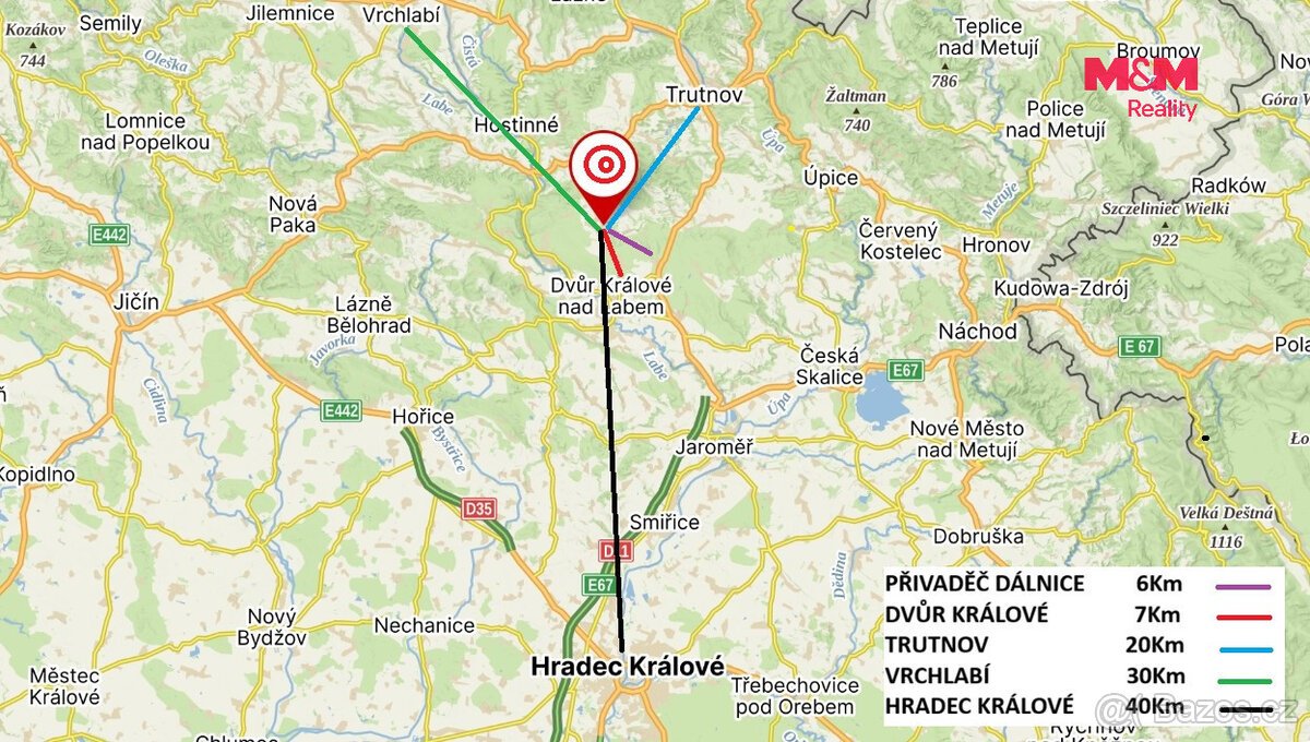 Prodej pozemku k bydlení, 1101 m², Vítězná