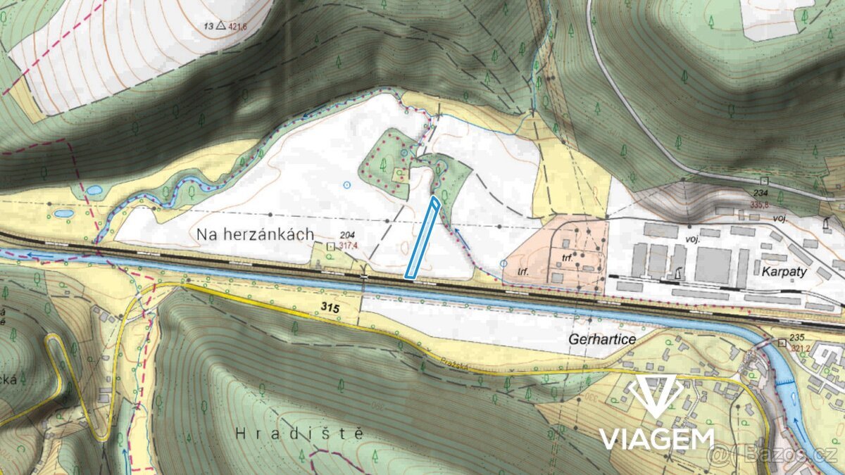 Pole 3 083 m², Podíl 17 % o výměře 514 m²