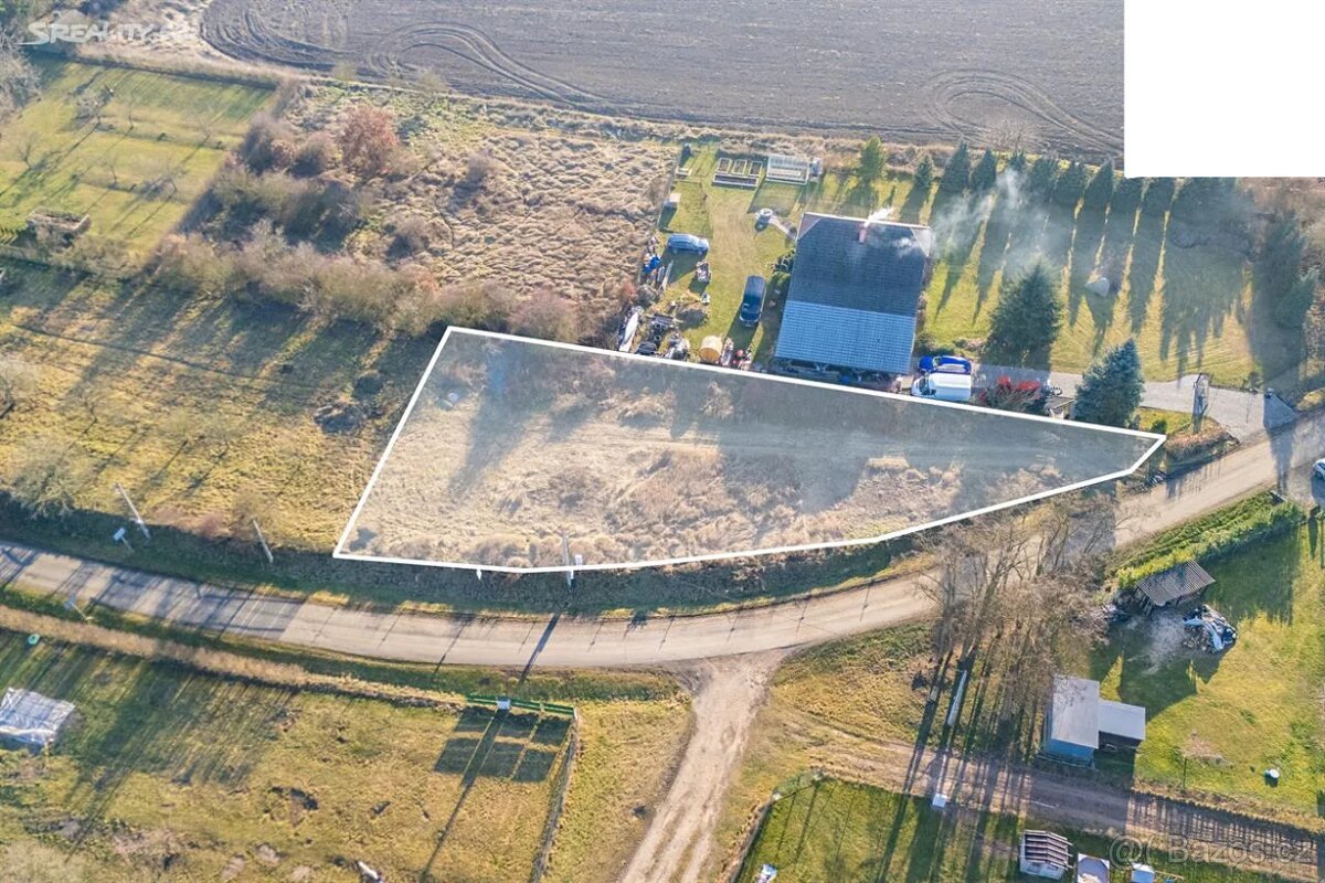 Stavební pozemek 1176 m² Radějovice u Přehýšova