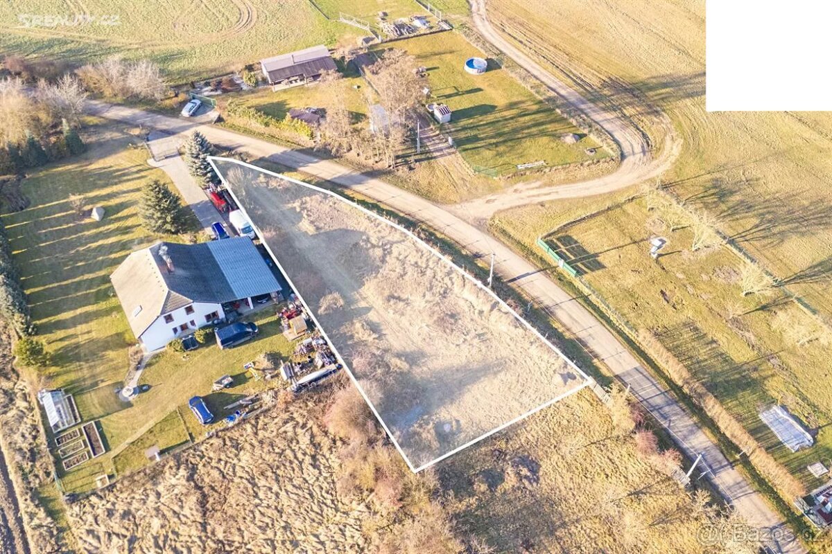 Stavební pozemek 1176 m² Radějovice u Přehýšova