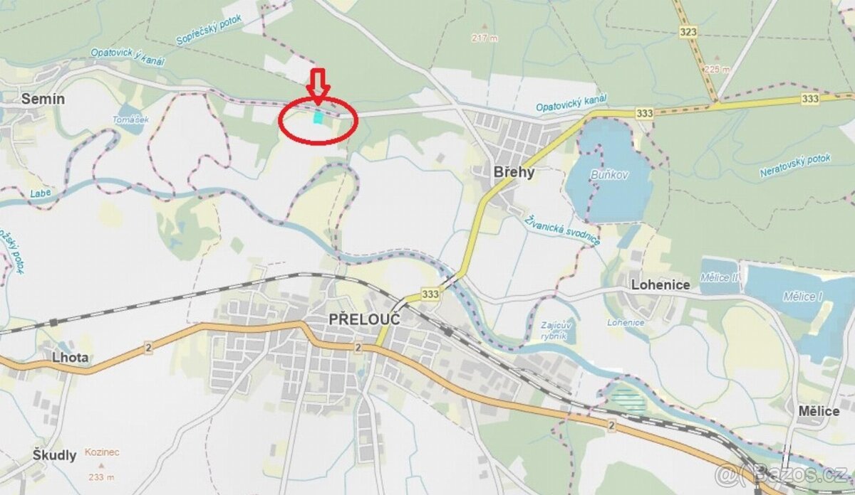 Prodám lesní pozemky v k.ú. Břehy