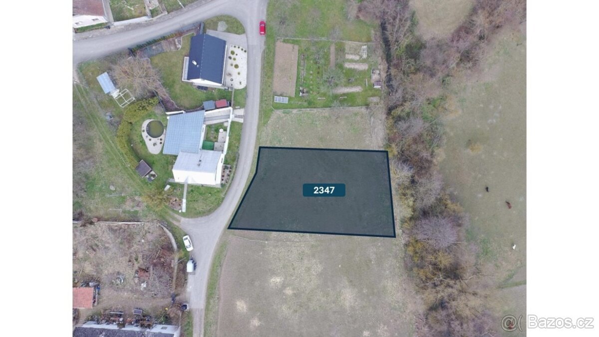 Prodej stavebního pozemku 1000 m², Pornice (Pačlavice)