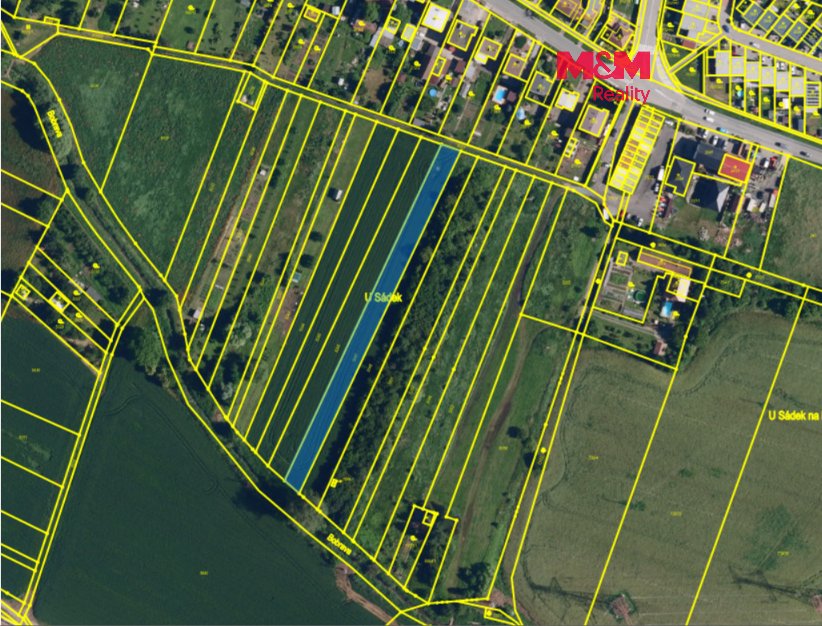 Prodej pole, 1825 m², Rosice