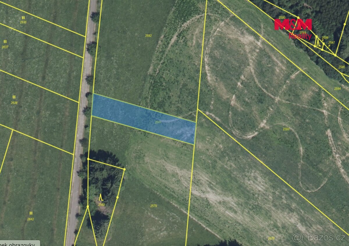 Prodej pole, 969 m², Radčice