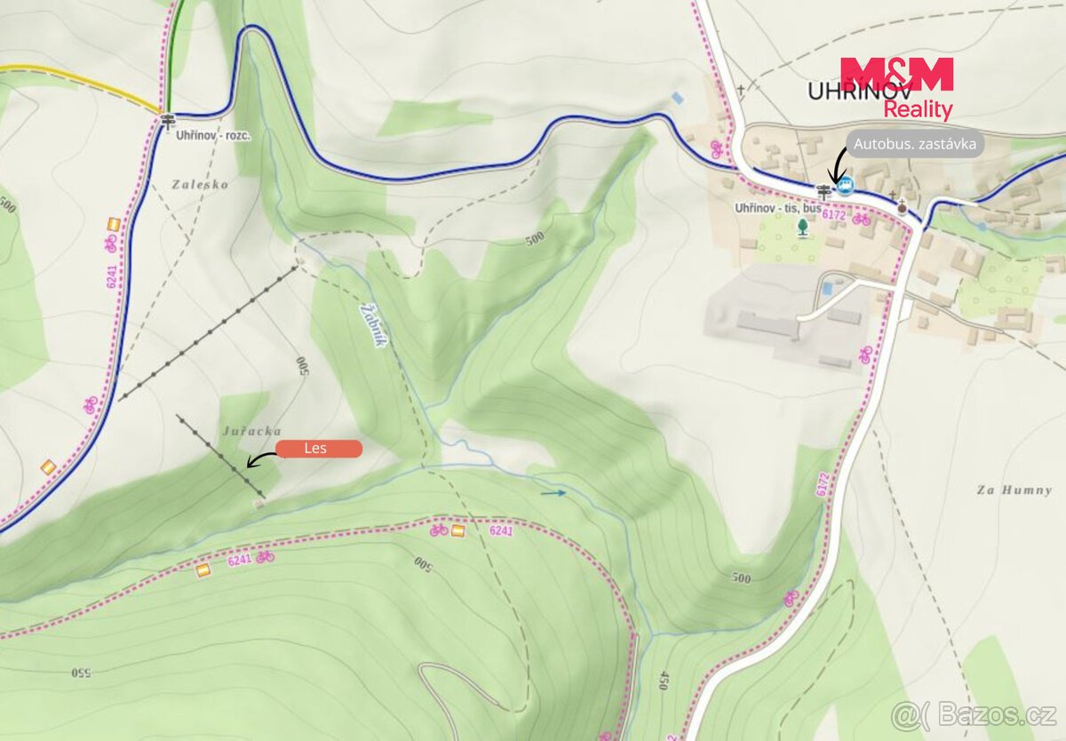 Prodej lesa, 5050 m², Hranice