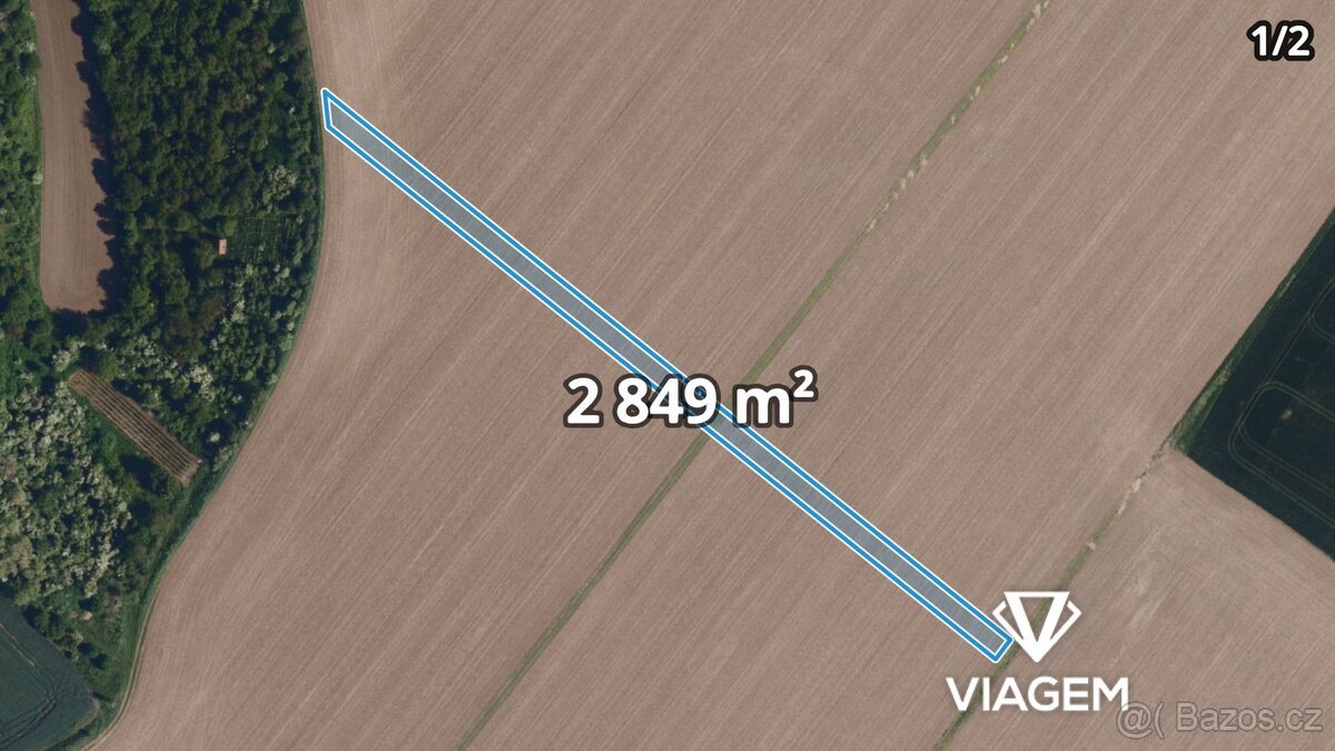 Pole 4 481 m², Podíl 33 % o výměře 639 m²