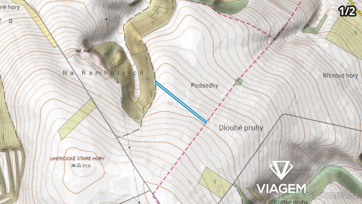 Pole 4 481 m², Podíl 33 % o výměře 639 m²