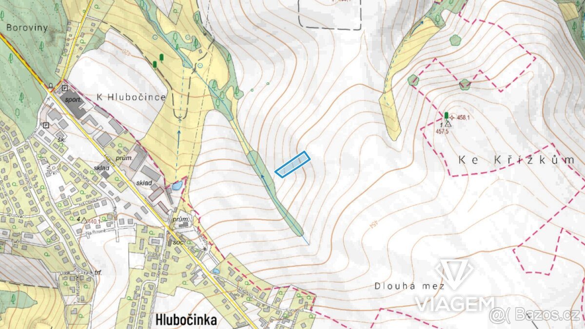 Pole 3 021 m², Podíl 25 % o výměře 755 m²