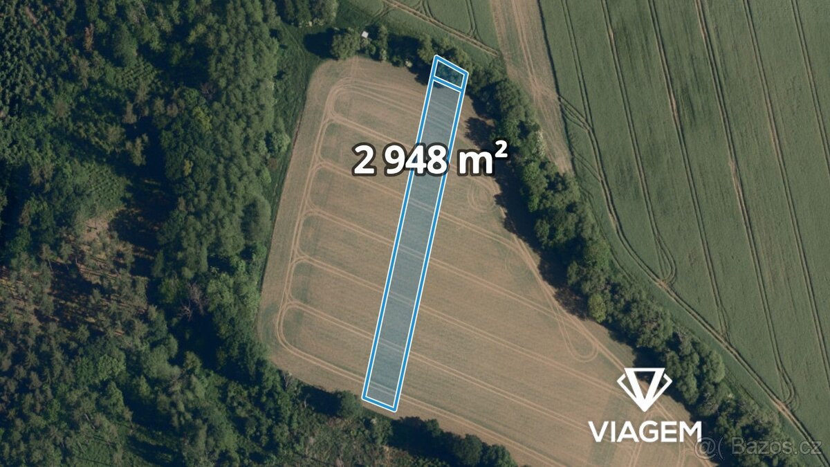 Pole 2 948 m², Podíl 20 % o výměře 590 m²