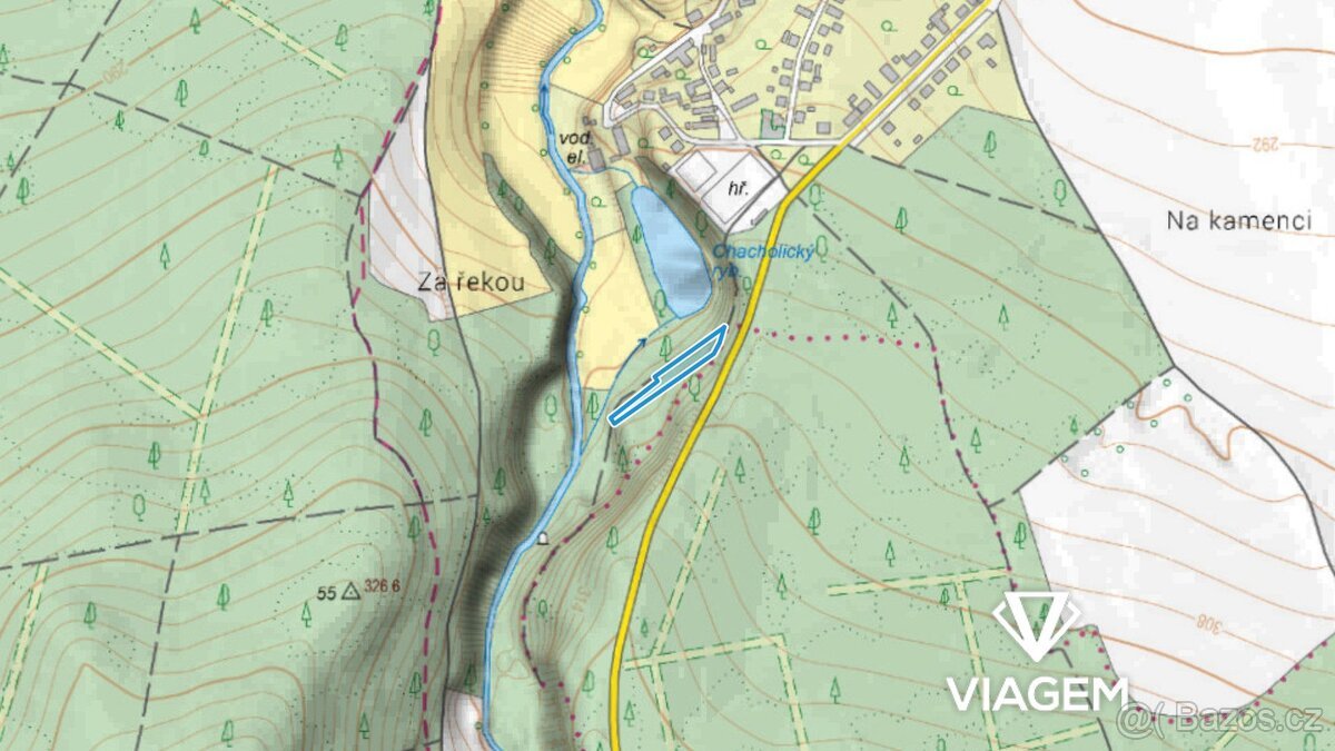 Les 2 014 m², Podíl 50 % o výměře 1 007 m²