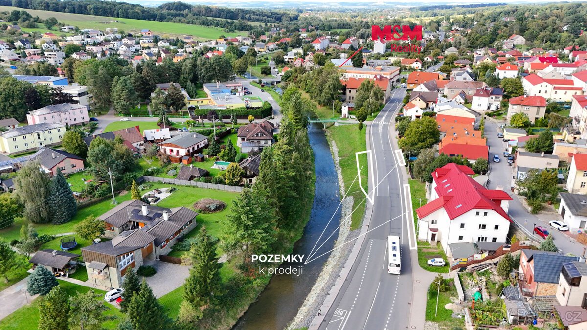 Prodej pozemků, 526 m², Brušperk