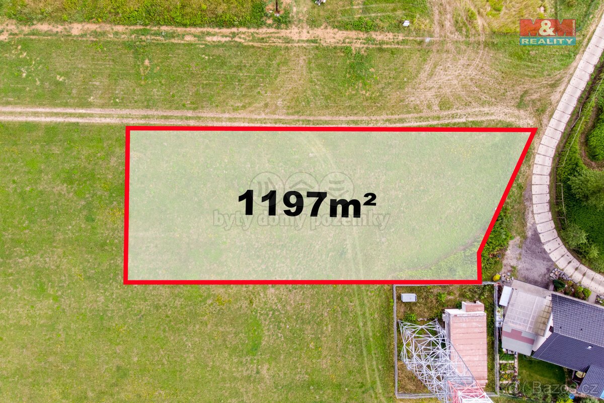 Prodej pozemku k bydlení, 1197 m², Ostrava - Hošťálkovice