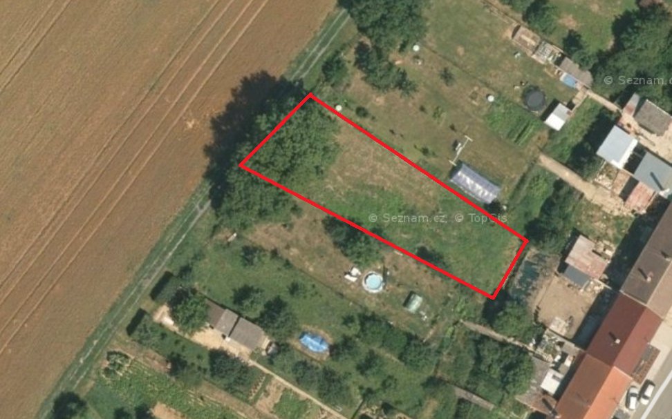 Prodáme pozemek - zahradu v obci Nelešovice - RK nevolat