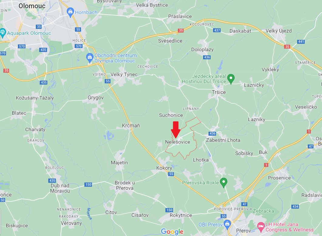 Prodáme pozemek - zahradu v obci Nelešovice - RK nevolat